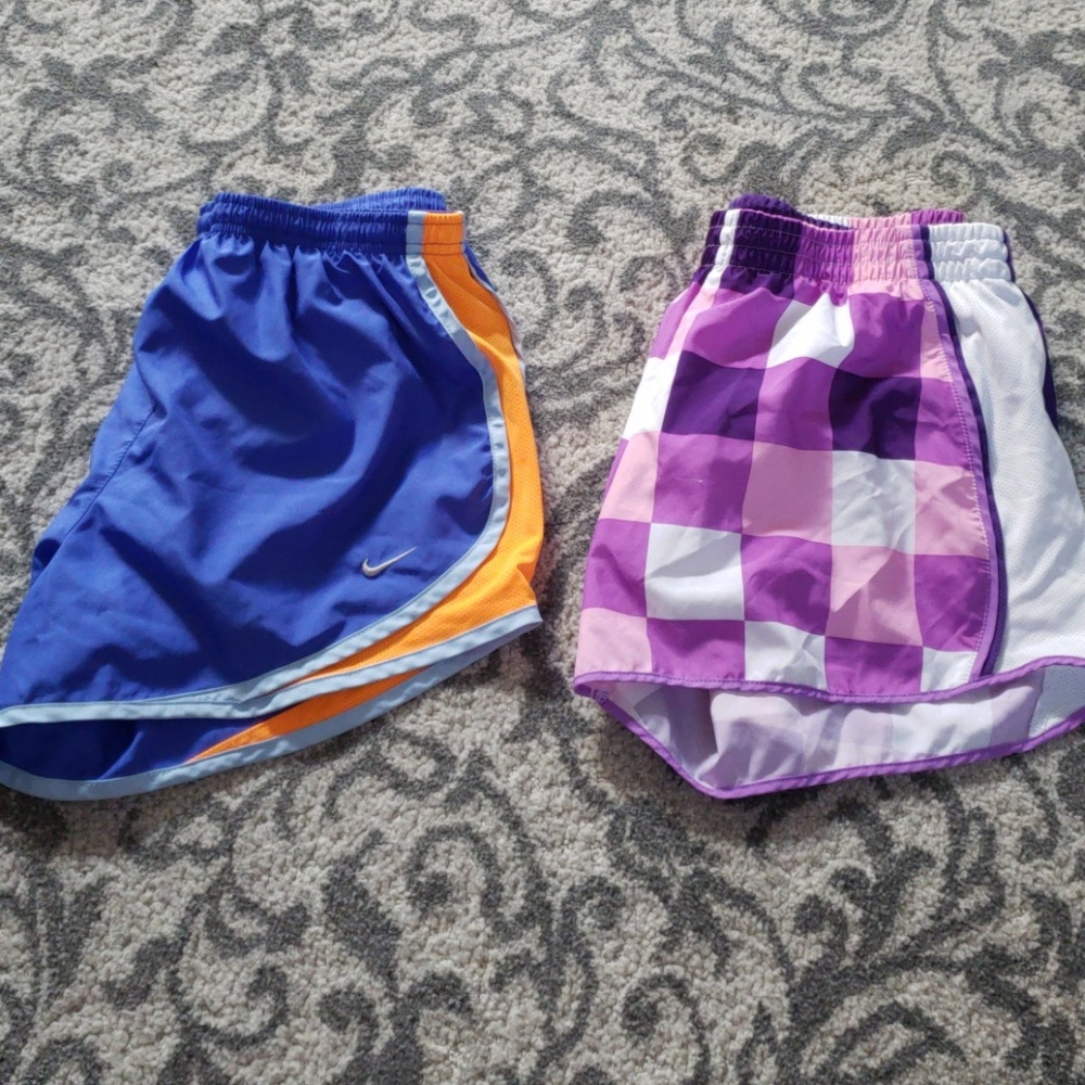 2 pairs Nike women's running shorts